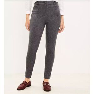Loft Curvy Sutton Skinny Pants in Texture Size 10 NWT
